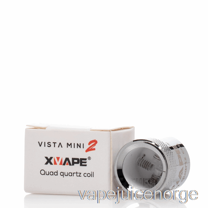 Vape Norge Xvape Vista Mini 2 Erstatningsspoler Quad Quartz Varmeforstøver